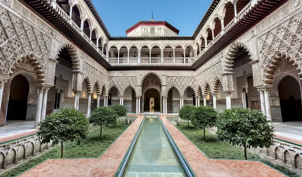 Patio de las Doncellas at the Real Alcázar of Seville