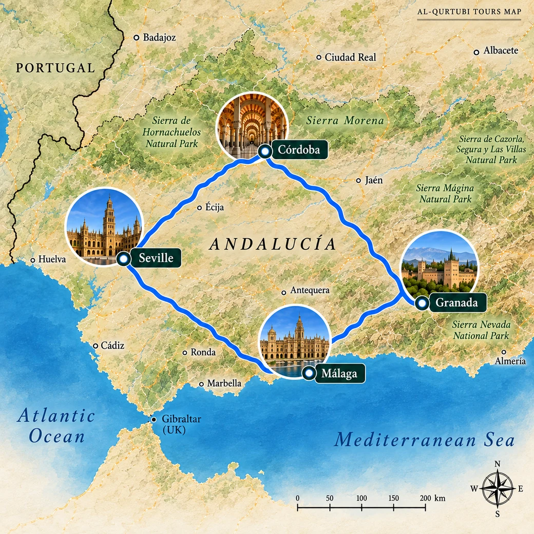 Route map for THREE CAPITALS, ONE LEGACY